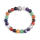 New Products 2016 Semi Precious Stone Lion Head Gemstone Chakra Bracelet